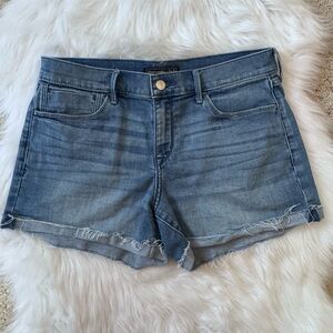 Abercrombie & Fitch size 4/27 raw hem denim shorts
